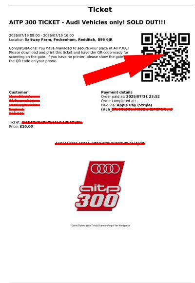 SOCIAL MEDIA QR TEST TICKET
